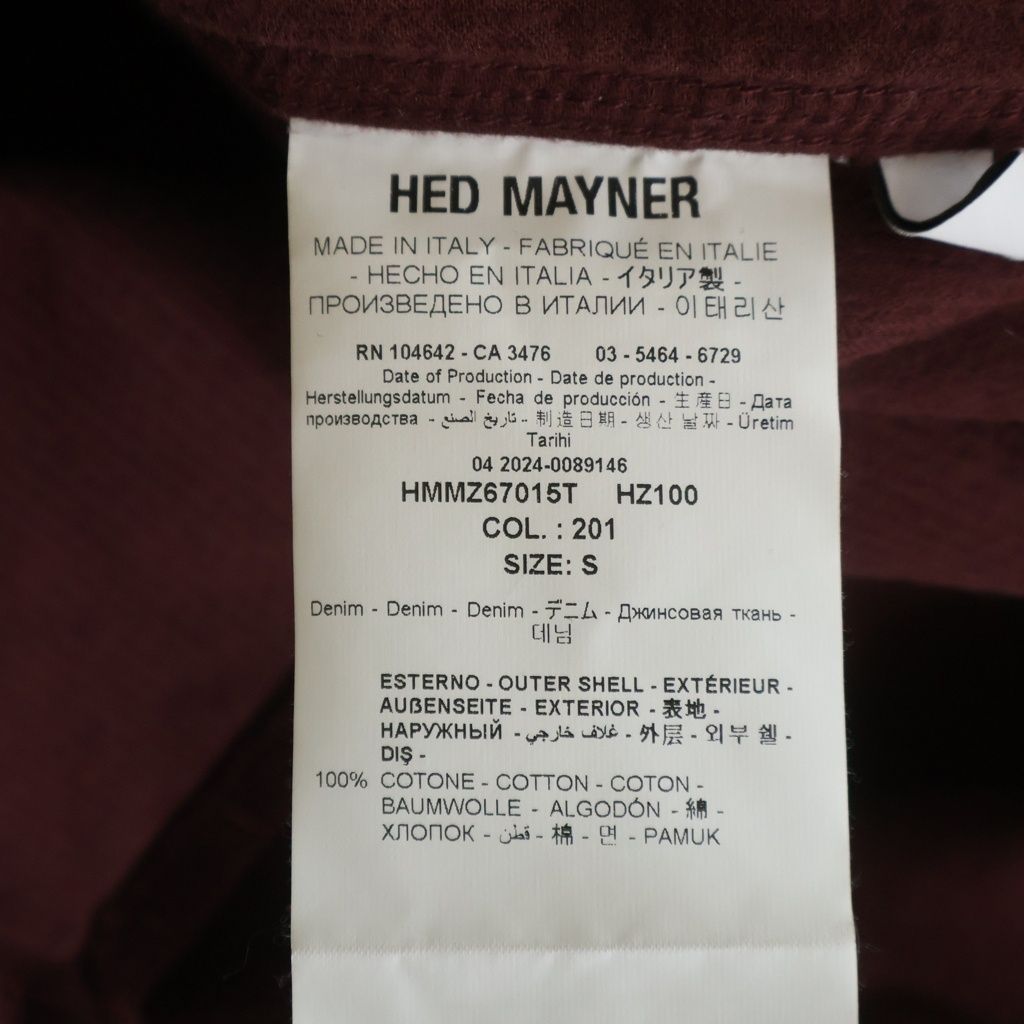 HED MAYNER (ヘドメイナー) ボタンアップ コーデュロイオーバーシャツ