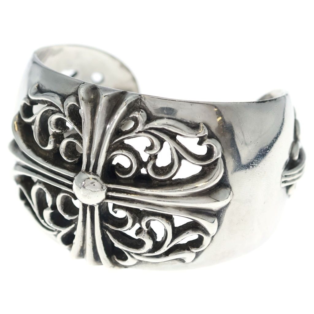 CHROME HEARTS (クロムハーツ) FLRL CRS CUFF フローラルクロスワイド