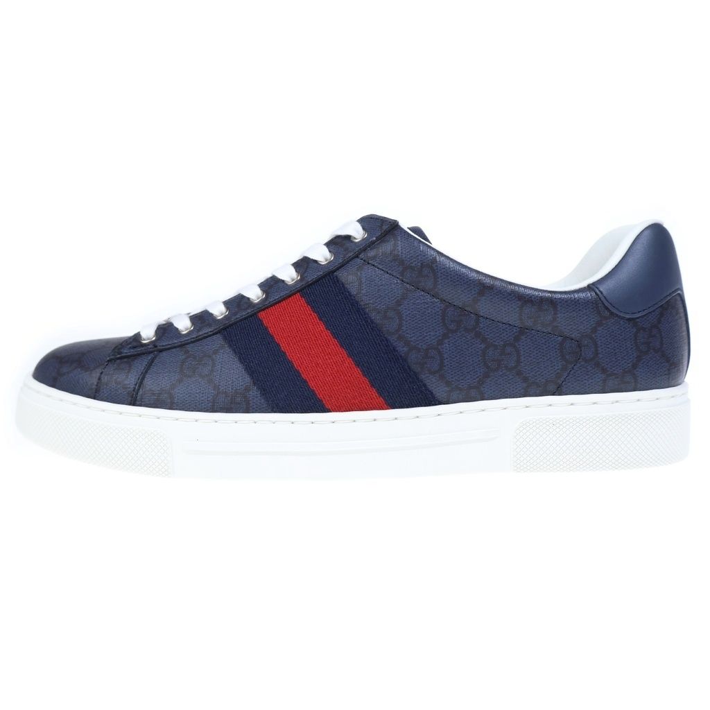 GUCCI (グッチ) ACE エース ウェブストライプ GGスプリーム ローカット 