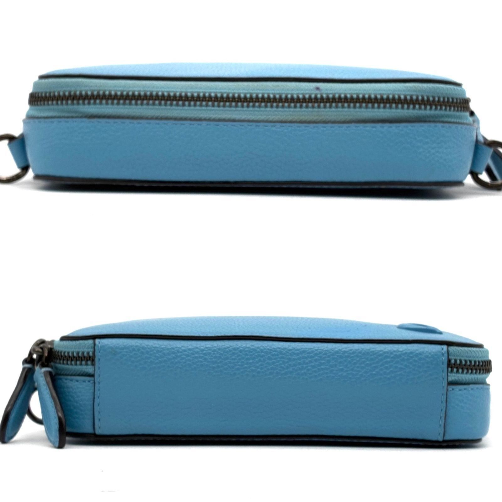 美品 COACH コーチ チャーター スリム クロスボディ ショルダーバッグ 