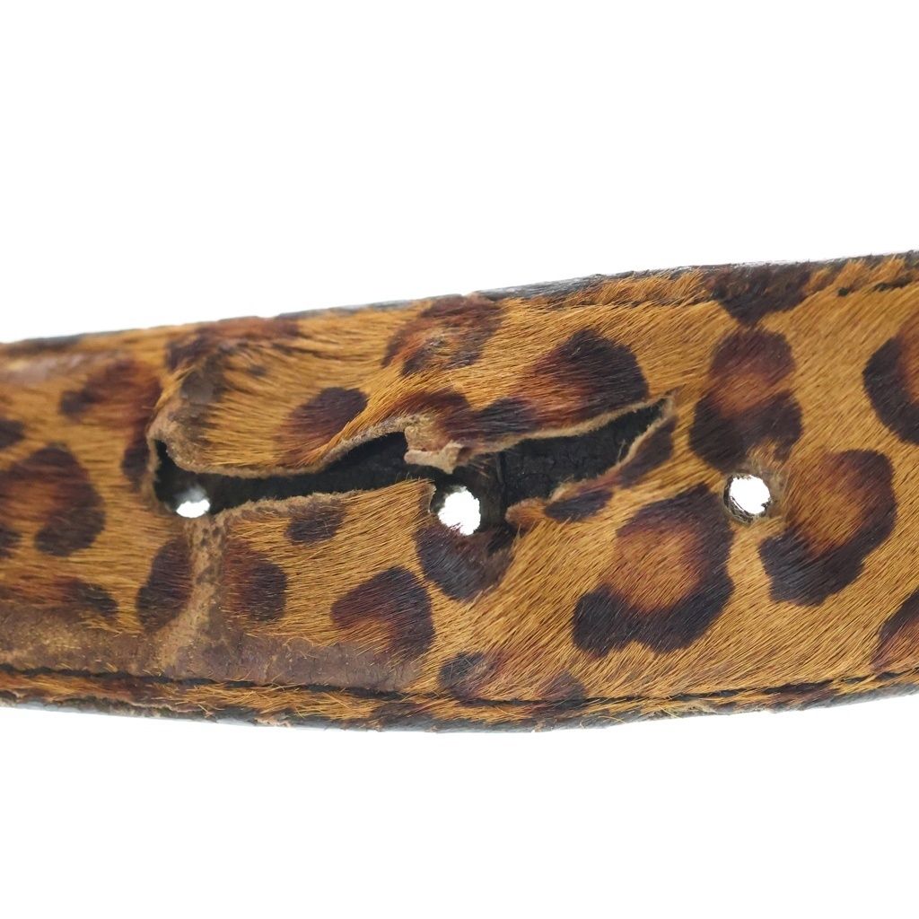 CHROME HEARTS (クロムハーツ) 1.5 STRAP 1.5inch レオパード柄
