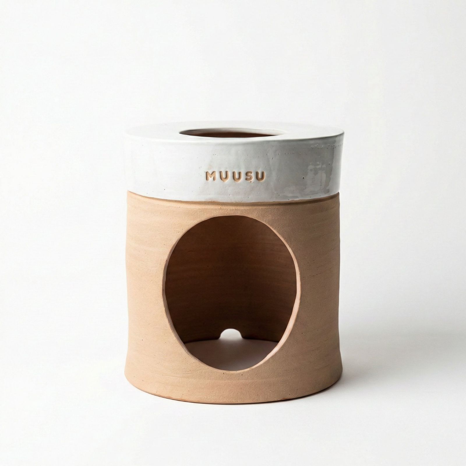 MUUSU オリジナル 黄土よもぎ椅子 ― 丹波焼 ― [受注生産]