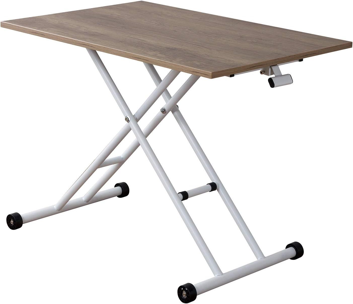 武田コーポレーション ガス圧昇降式テーブル 9060 NA ナチュラル 90×60×71.5 昇降式 T8-GST90NA