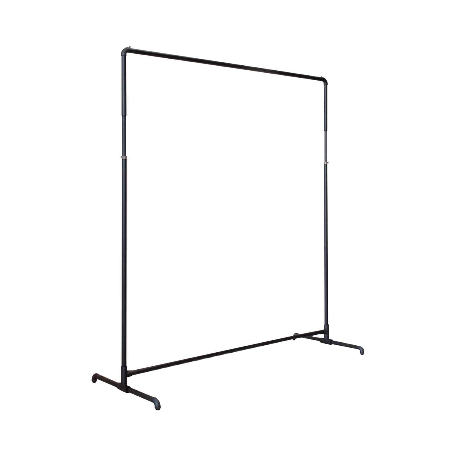 ロイヤル FL-IH22-A ディスプレイハンガーラック Flec アジャストタイプ 900 Fブラック インハンガー H1200～1725mm