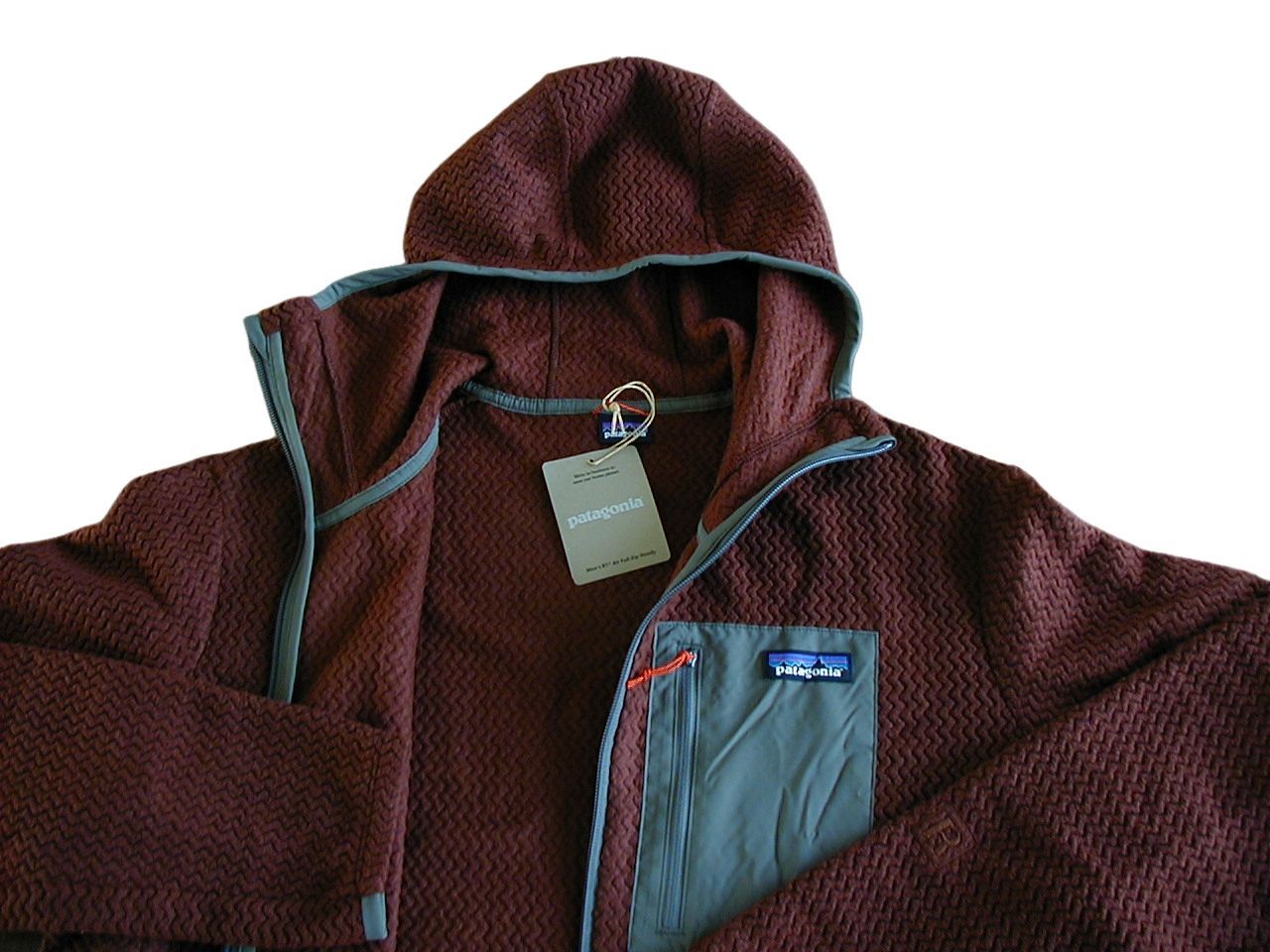 ■送料込■【新品L】パタゴニア M’s R1 エア・フルジップ・フーディ■ patagonia ■ Dried Vanilla (DVL) ■