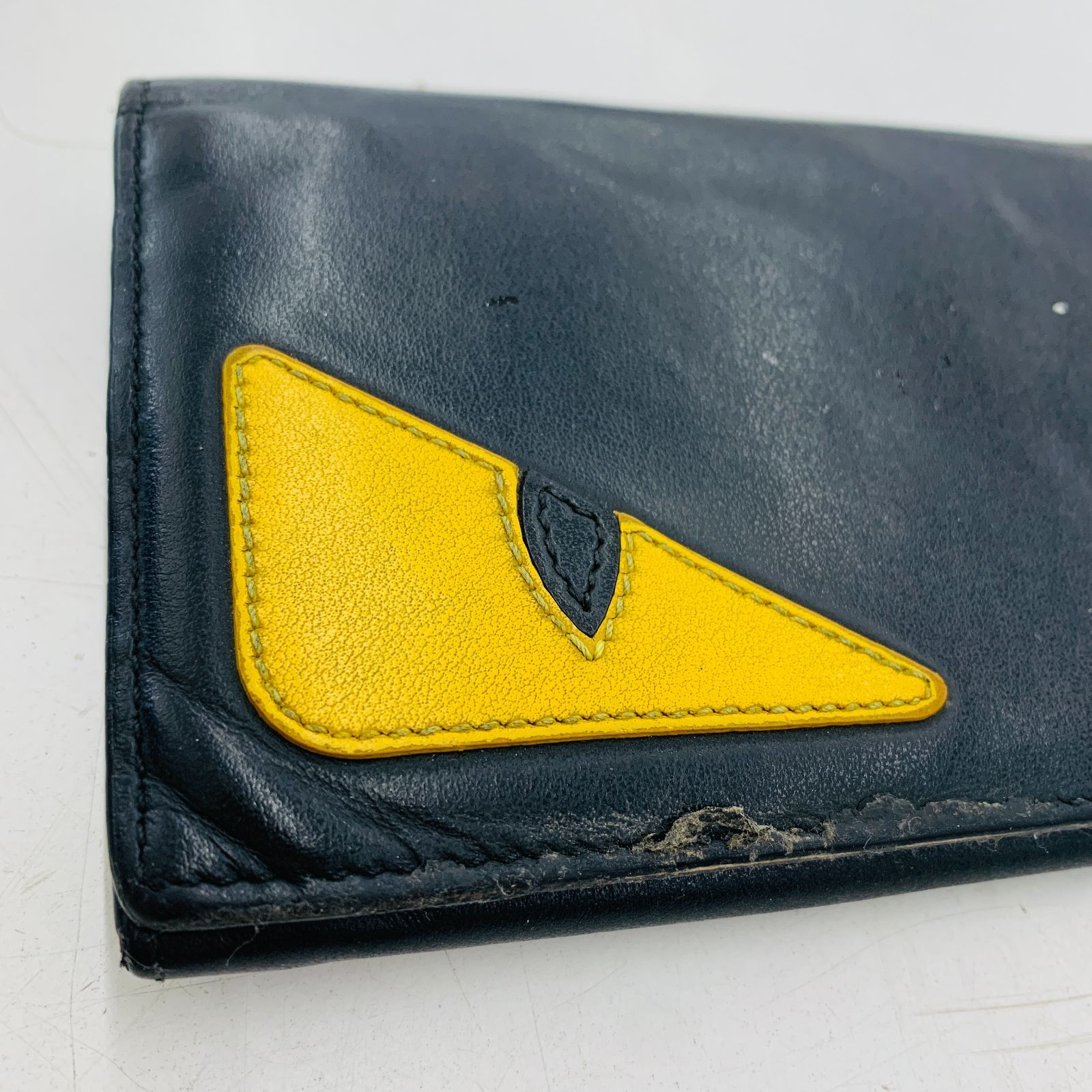 モンスター FENDI バグズアイ 長財布 フェンディ - ラウンドファスナー 