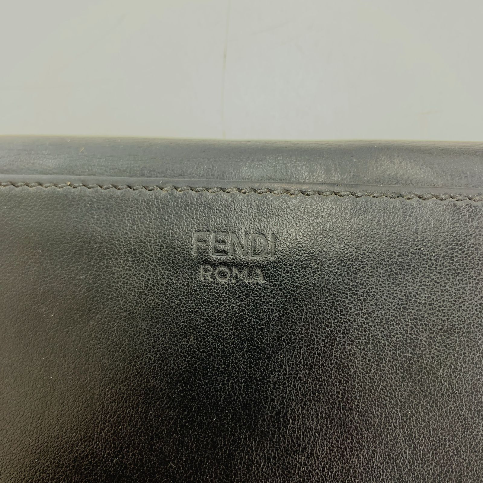 モンスター FENDI バグズアイ 長財布 フェンディ - ラウンドファスナー 