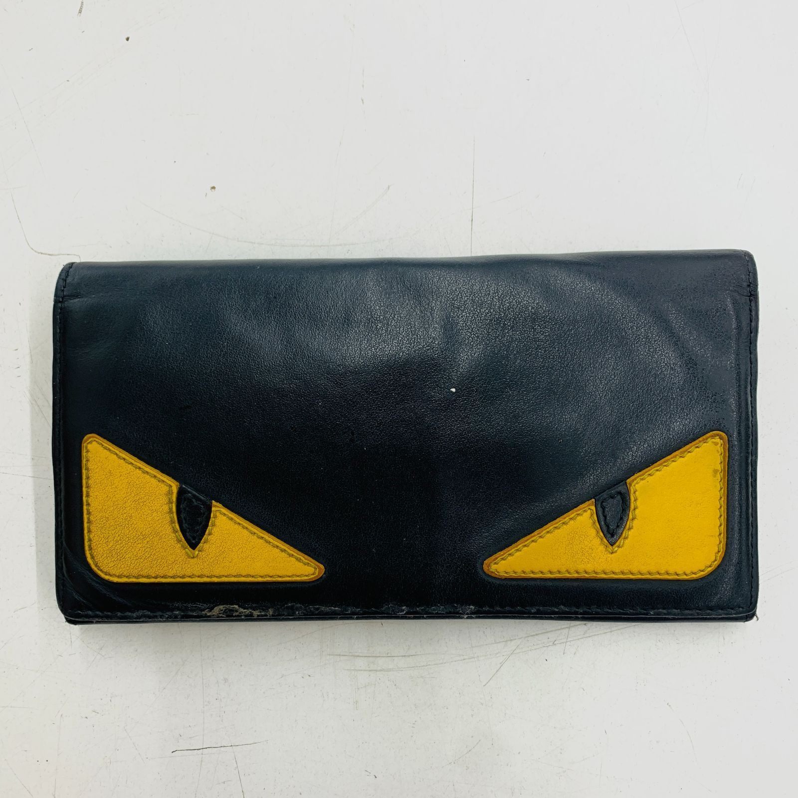 モンスター FENDI バグズアイ 長財布 フェンディ - ラウンドファスナー 