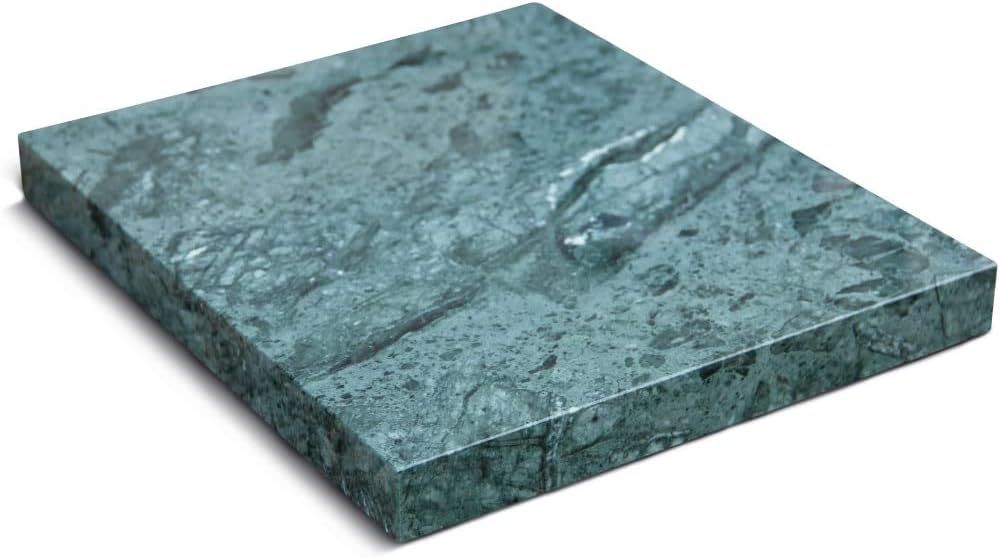 【オーディオボード】大理石エメラルドグリーン 30×25×3.0cm 非常に希少性が高い「この石」と「この厚み」でしか感じられない「音」がある ワンランク上の音 天然石スピーカースタンド