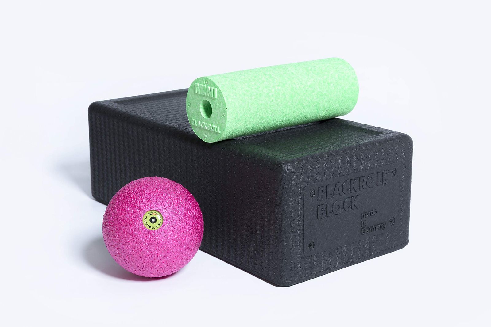ブラックロール フォームローラーセット ブロック ボール ドイツ製 BLOCK SET 220g 30×15×10cm(日本正規品)