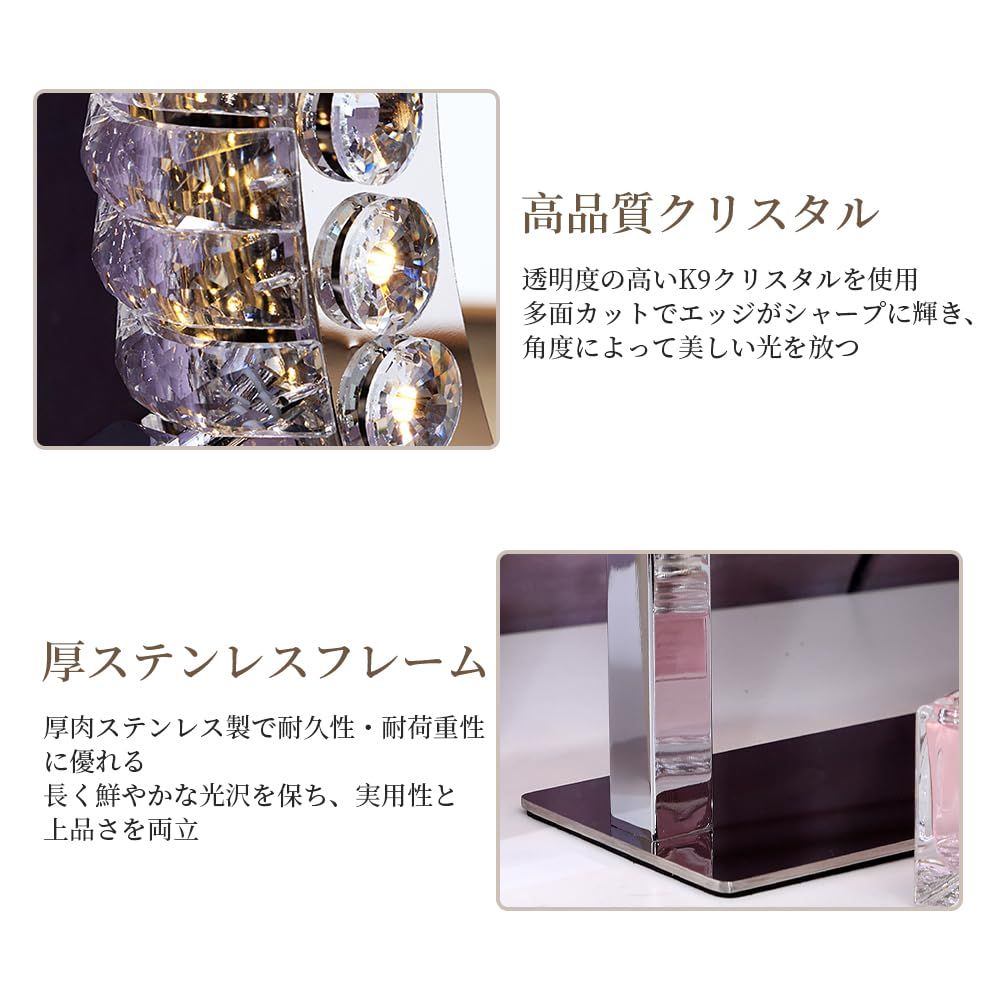 女優ミラー 卓上ミラー 360度回転 丸型 : 卓上 M⁄Lサイズ 鏡 L