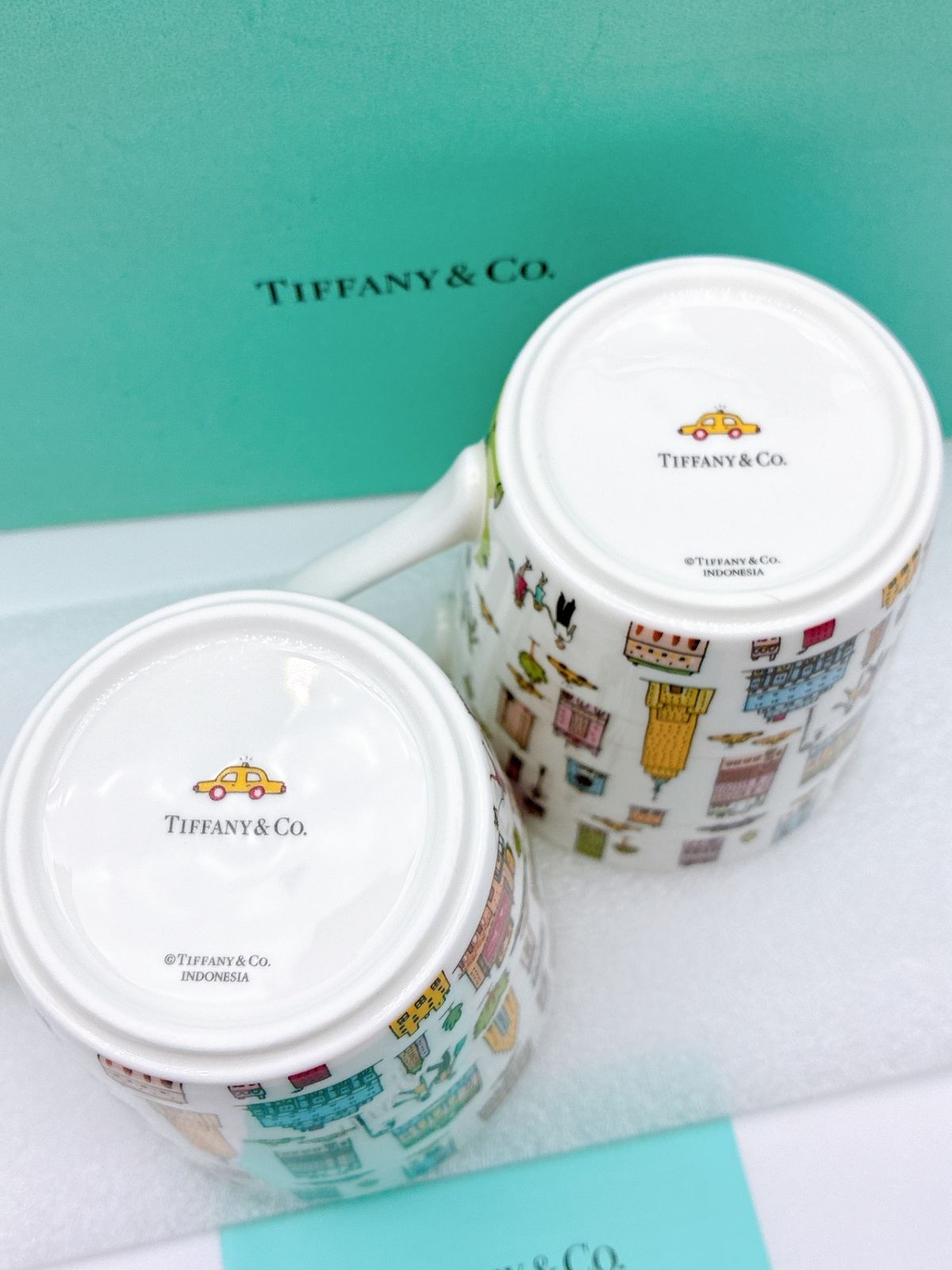 TIFFANY＆Co/ティファニー 5th Avenue/5thアベニュー ペアマグカップ