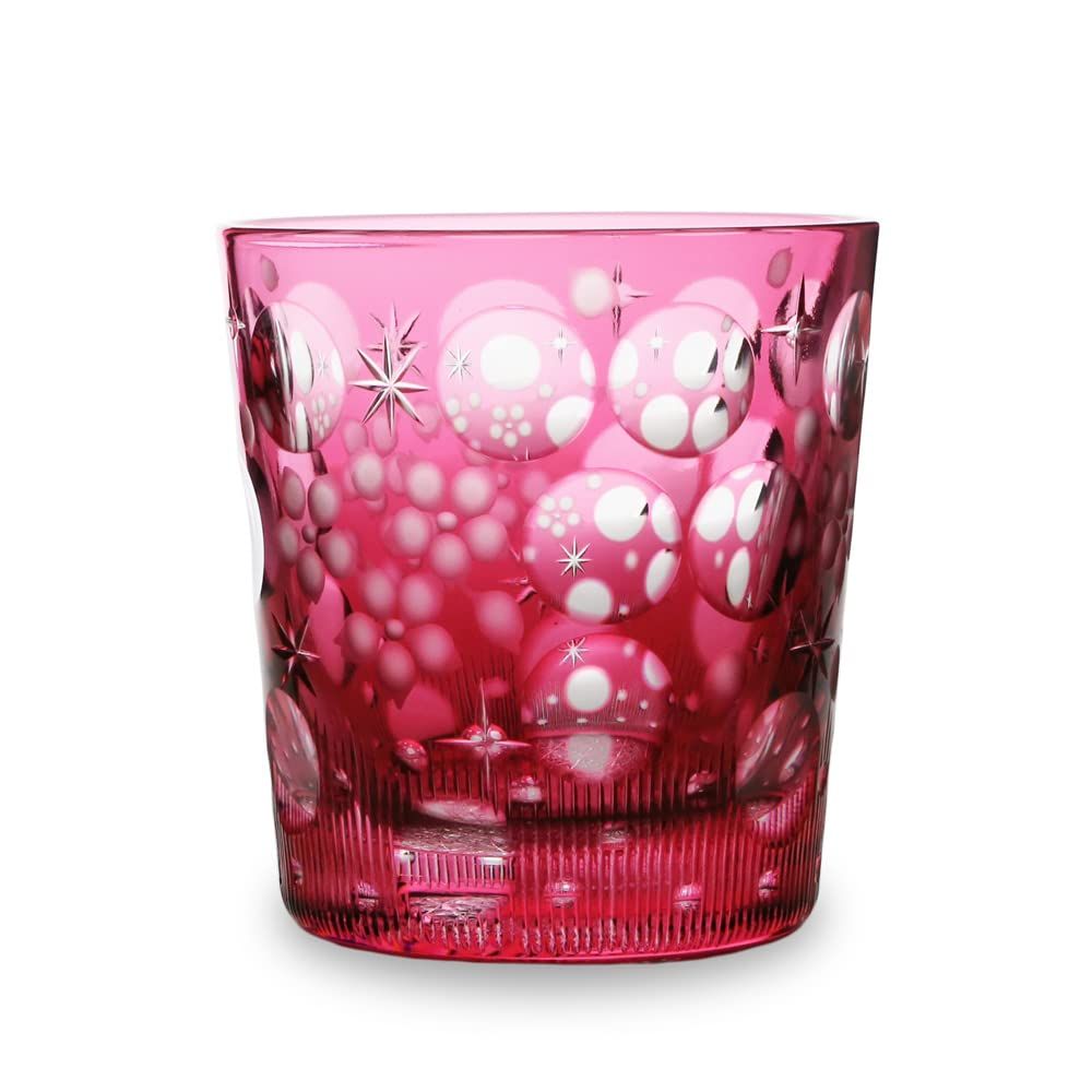 大場硝子オールド 桜万華鏡 金赤