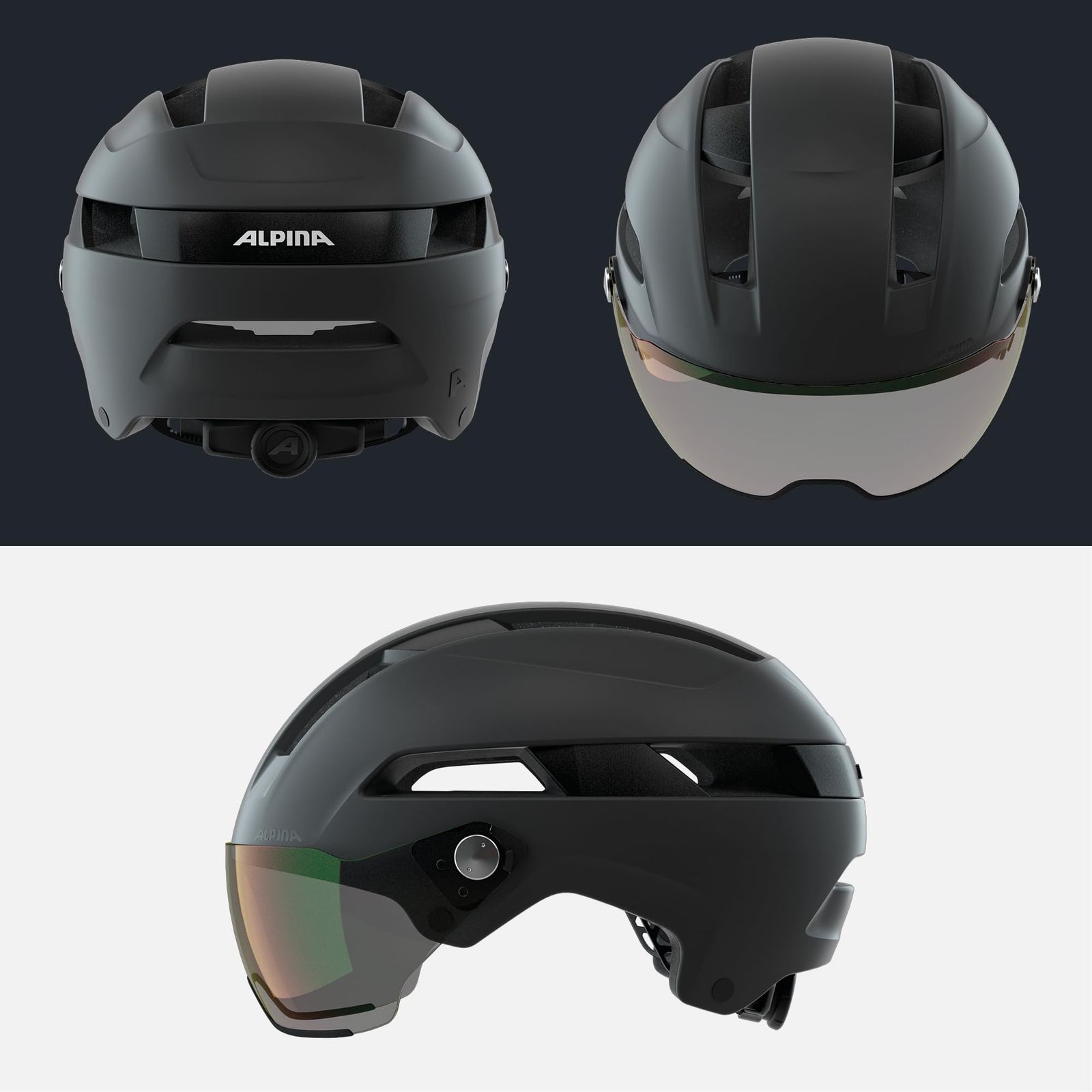 ALPINA(アルピナ) 調光バイザー付き自転車ヘルメット CE認証 ドイツ製 SOHO VISOR V / 55-59 cm ALPINA(アルピナ) 調光バイザー付き自転車ヘルメット CE認証 ドイツ製 SOHO VISOR V / 55-59 cm