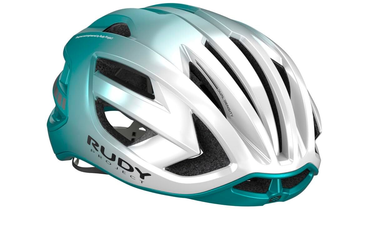 ルディプロジェクト(RUDYPROJECT) ヘルメット EGOS エゴス PEARL/EMERALD METAL MATTE L 59-63/ 23,2