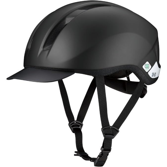 KABUTO カブト スクール用ヘルメット 自転車通学用 バイザータイプのスポーティーな軽涼ヘルメット SB-03M カラー マットブラック サイズ M 頭囲55-58cm SG認証-豪は全面受け入れ