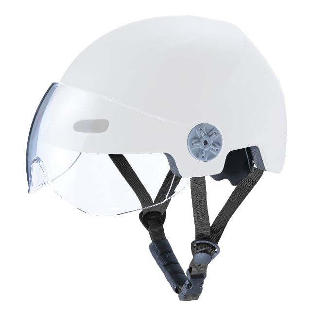 Keia+ 自転車 ヘルメット シールド付ヘルメット H-103WH ホワイト 6,017円