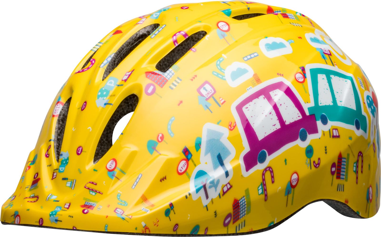 BELL(ベル) ヘルメット 自転車 サイクリング 子ども用ズーム3 イエローカーズ XS/S 7156671