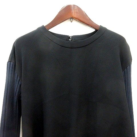 タロウホリウチ TARO HORIUCHI ブラウス 長袖 切替 ニット リブ