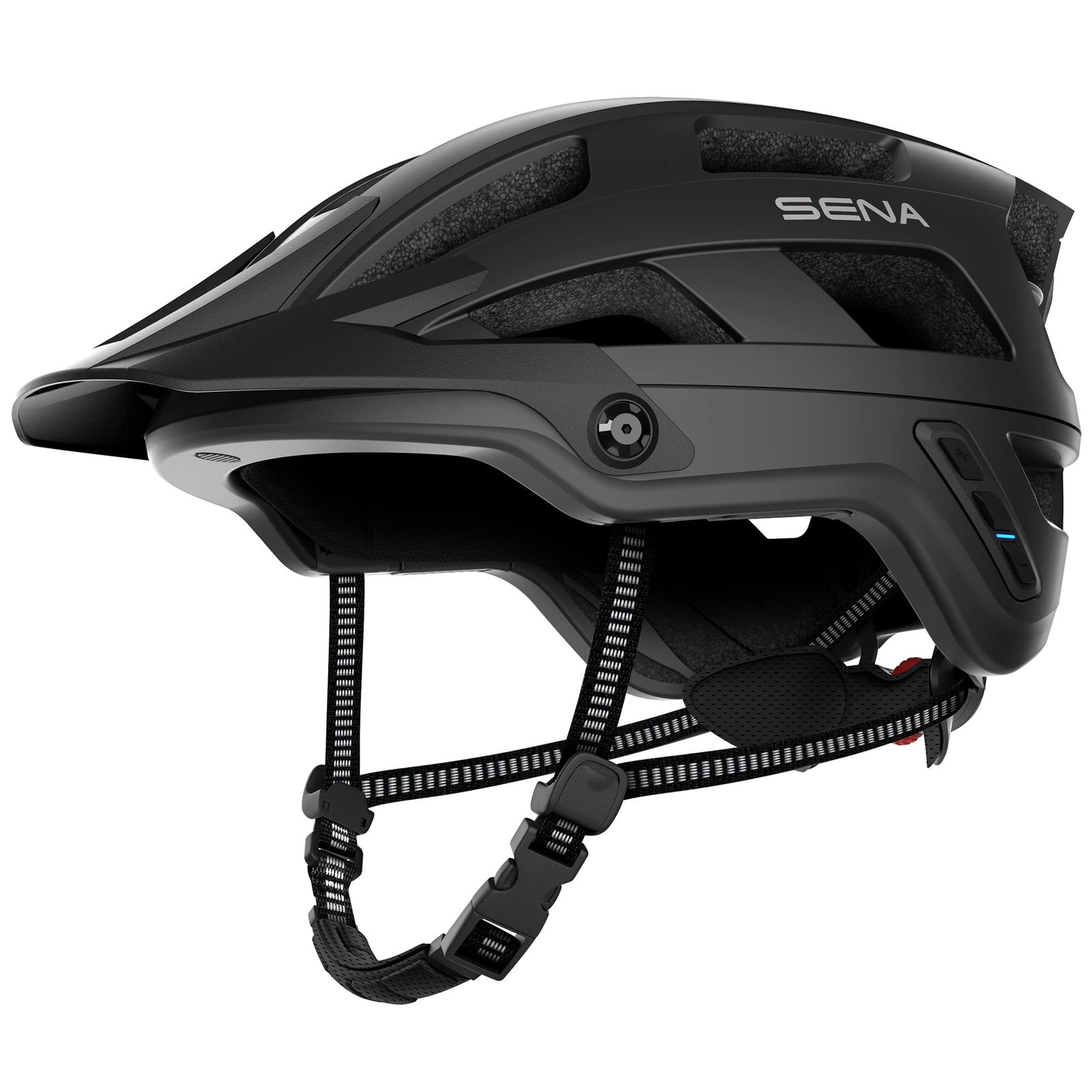 Sena M1 EVO Casque de VTT ? Intercom (Noir Mat, M)