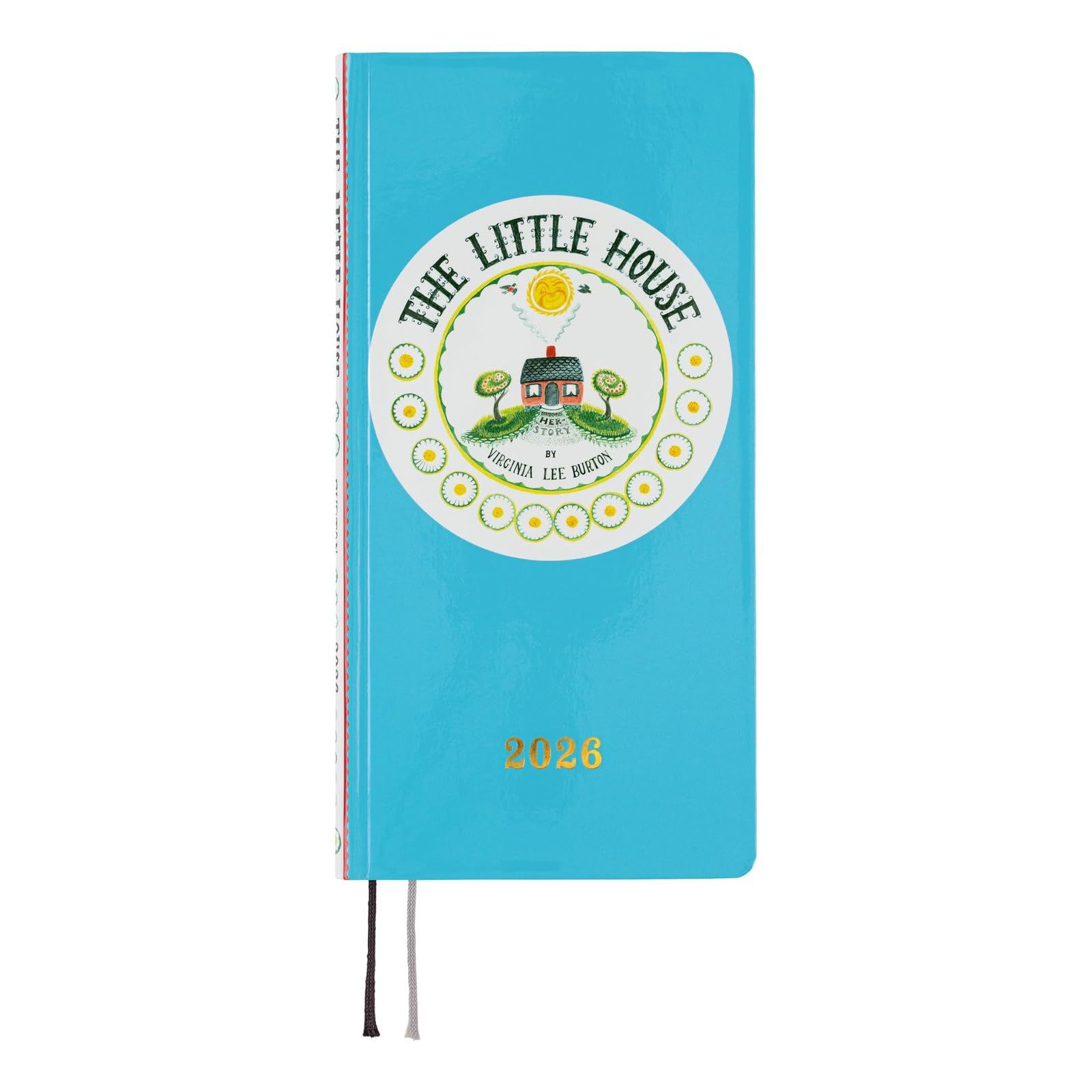 ほぼ日手帳 2026 weeks ウ?ァーシ?ニア・リー・ハ?ートン/ちいさいおうち 1月始まり 週間手帳 週間レフト スリム縦長