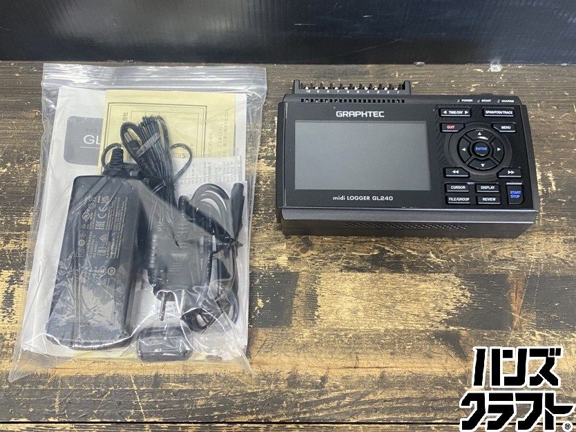 ●【送料無料】【中古品】GRAPHTEC グラフテック GL240 データロガー midi LOGGER ※超美品・実使用なし