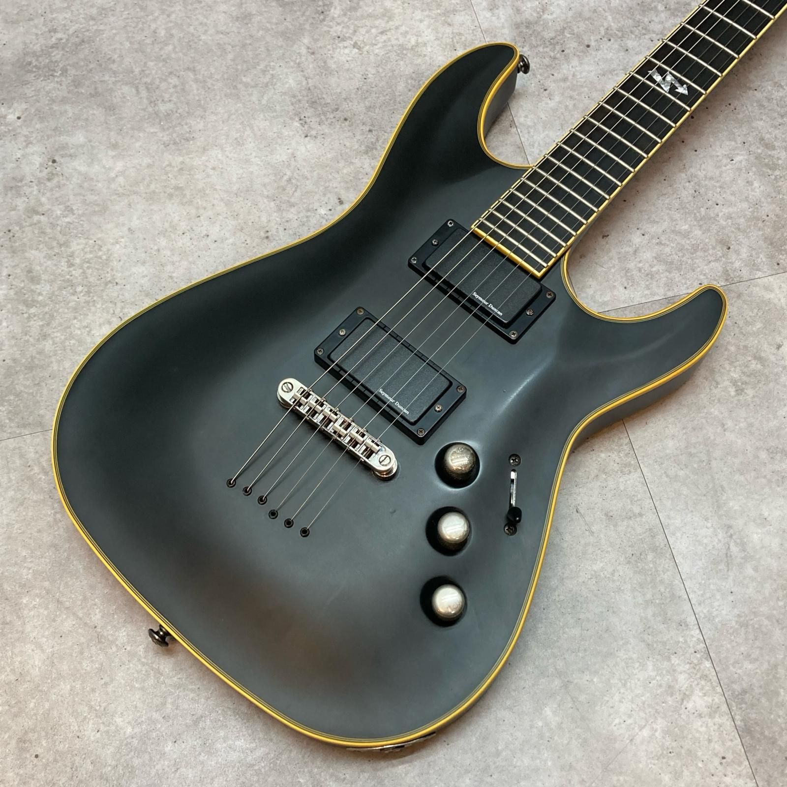 シェクター ギター 黒 SCHECTER AC-AR-07-AveMujica Doloris SIG 7弦