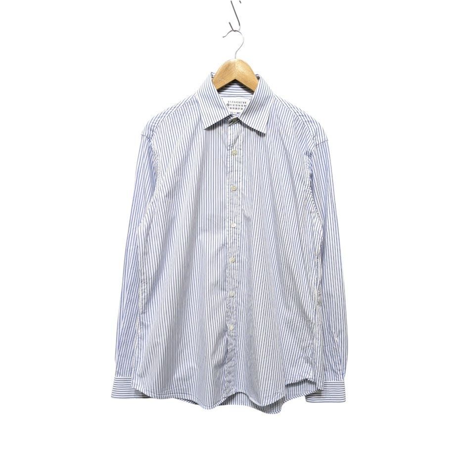65 Martin Margiela 10 マルタンマルジェラ 長袖 ストライプシャツ