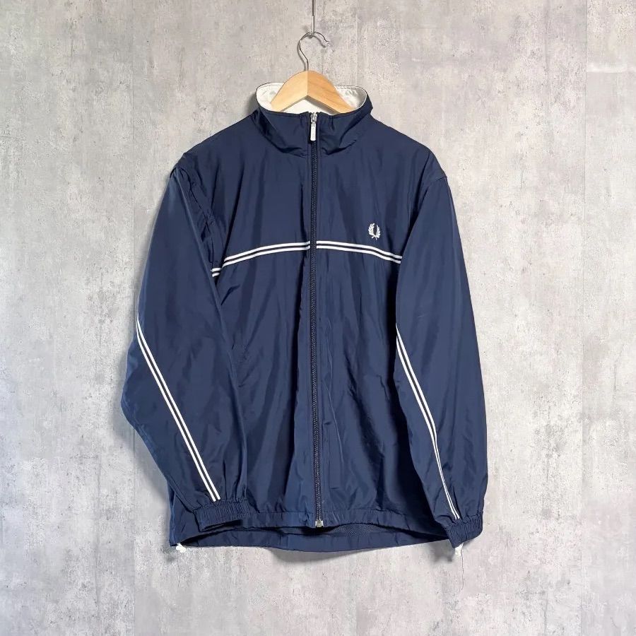 美品】フレッドペリー ナイロン セットアップ L ネイビー 紺◇FRED 