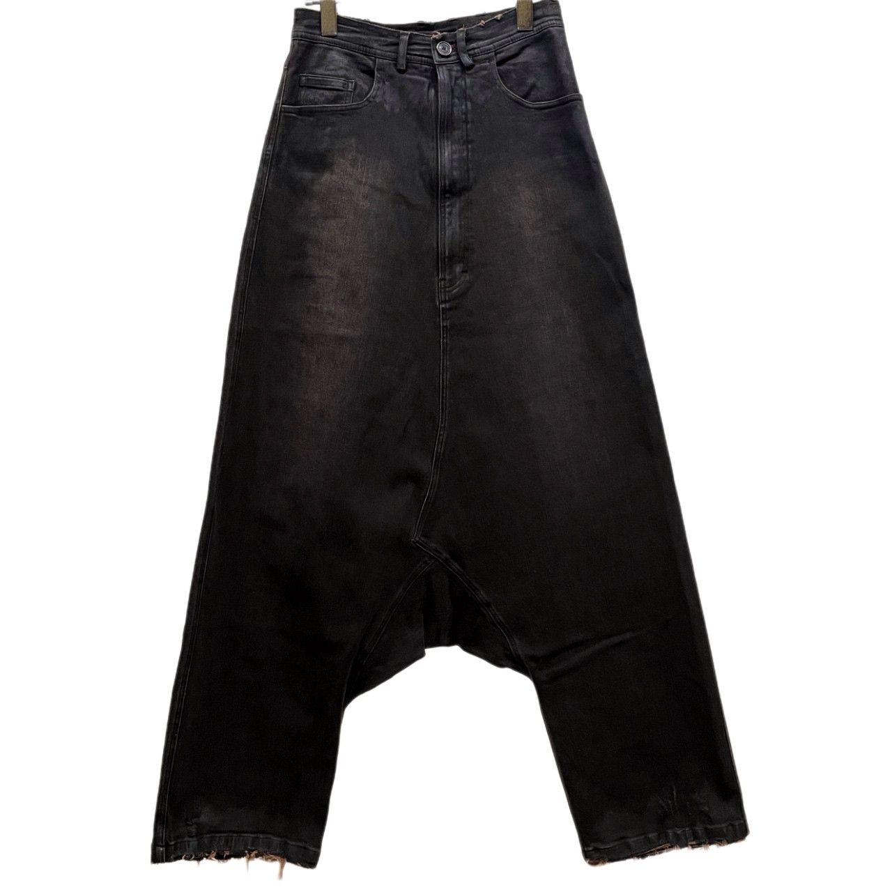 RUNDHOLZ ブラックデニムコーティングサルエルパンツ ジーンズ ボトムス ランドホルツ レディース メンズ ユニセックス