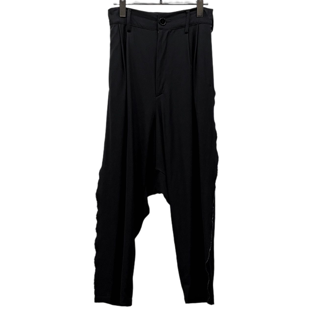 LIMI feu 16AW ウールギャバジンサイドカットオフサルエルパンツ ボトムス 裁ち切り Yohji Yamamoto Femme レディース