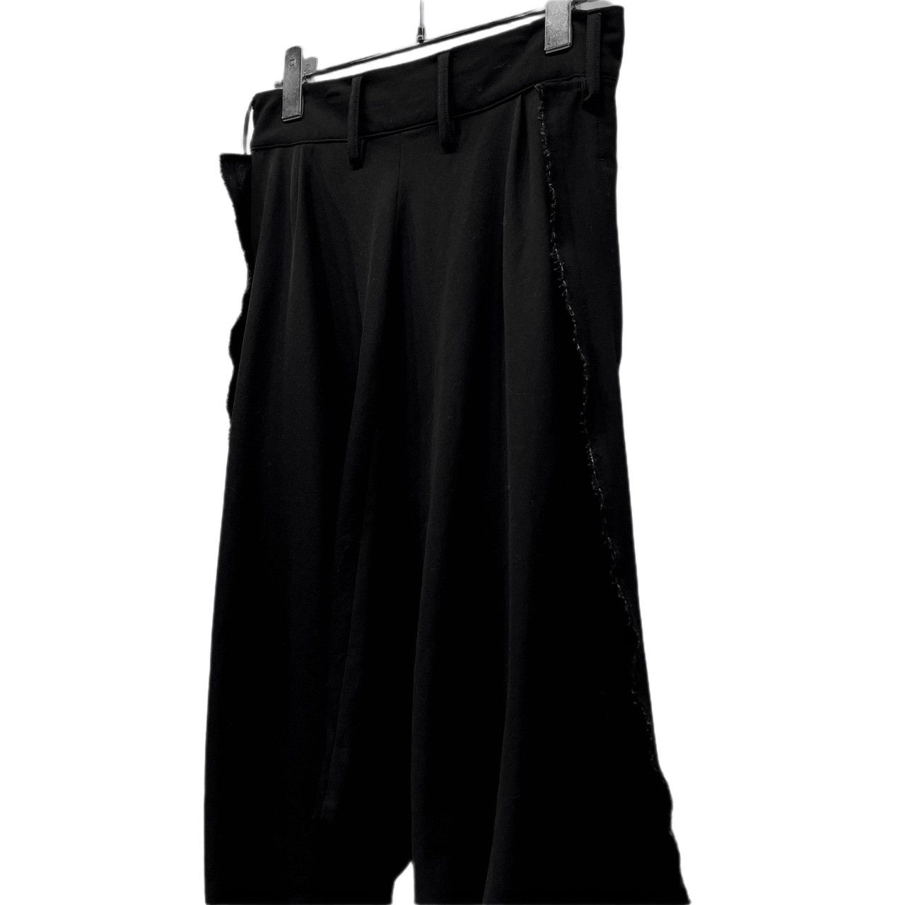 LIMI feu 16AW ウールギャバジンサイドカットオフサルエルパンツ