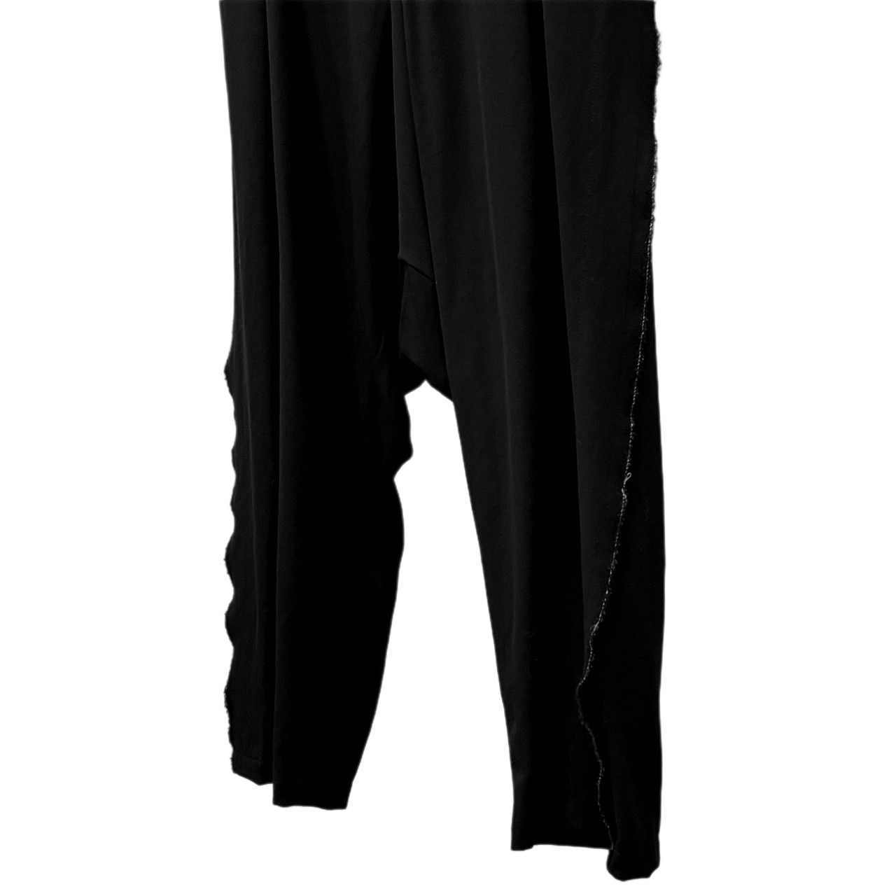 LIMI feu 16AW ウールギャバジンサイドカットオフサルエルパンツ