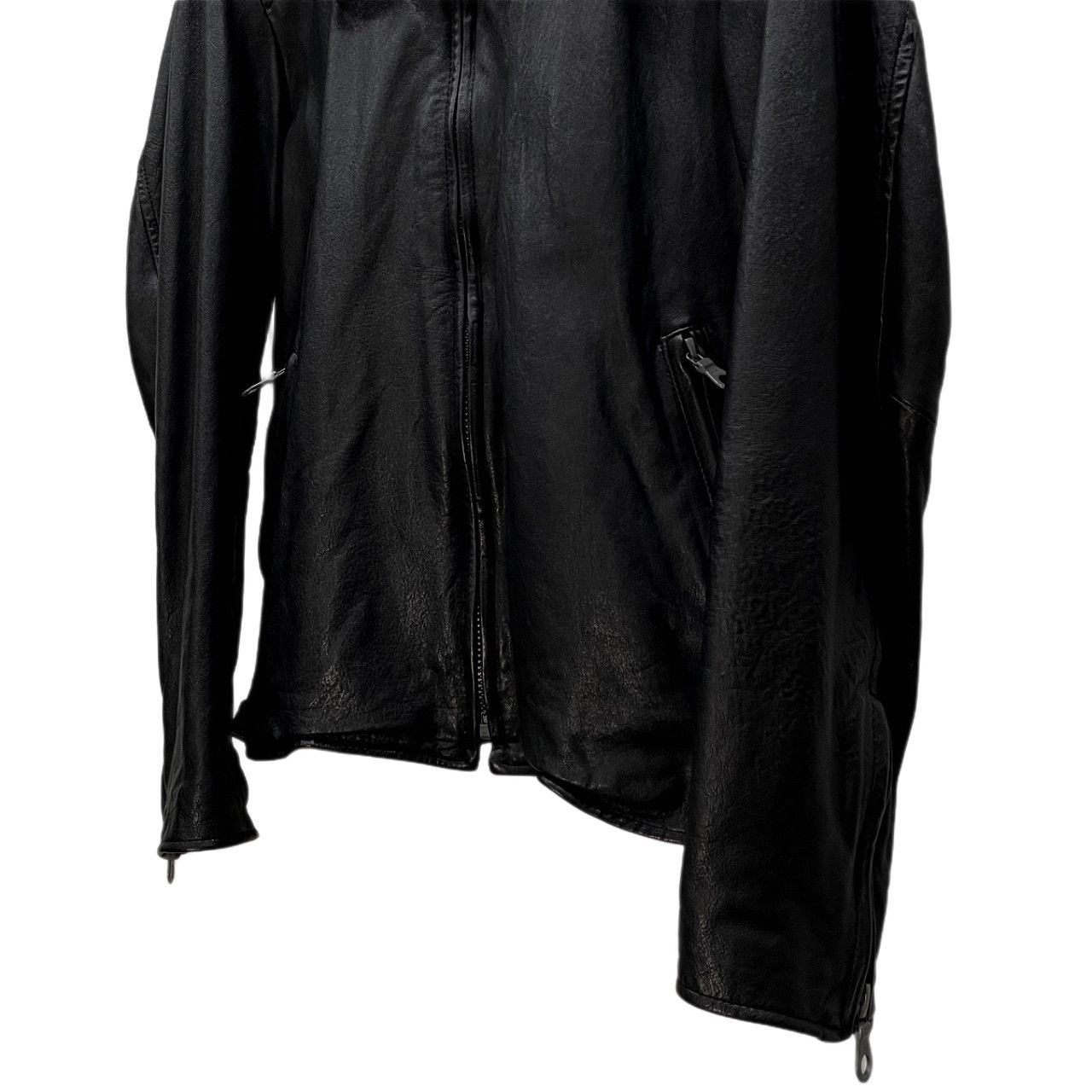 Yohji Yamamoto Pour Homme 10AW 襟ボアホースレザージャケット 