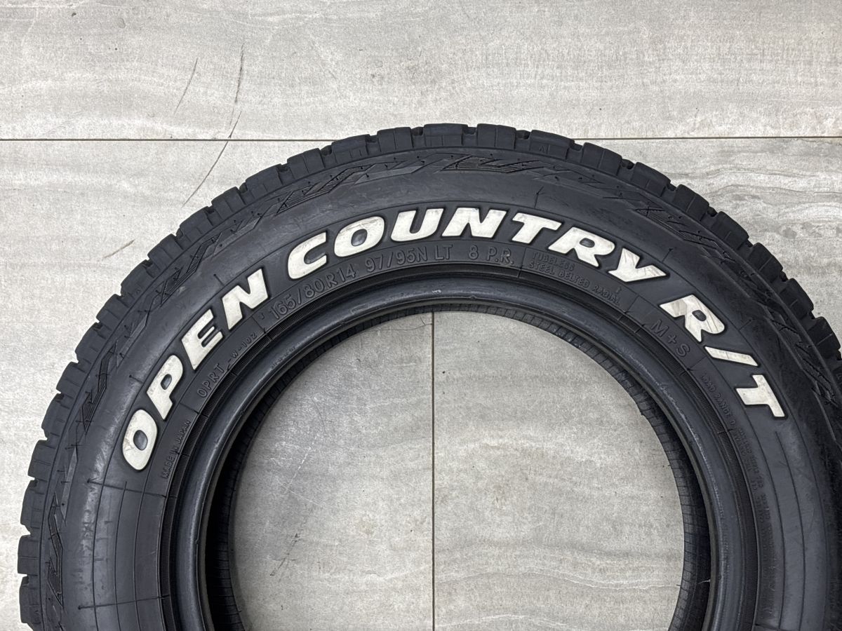ホワイトレター付き】トーヨー オープンカントリー R/T 165/80R14 LT 2