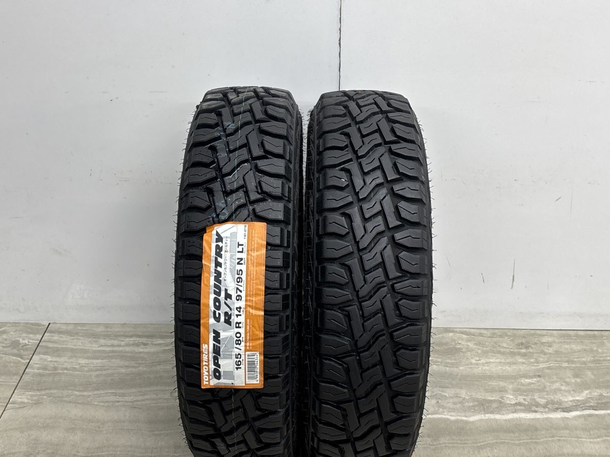 ホワイトレター付き】トーヨー オープンカントリー R/T 165/80R14 LT 2