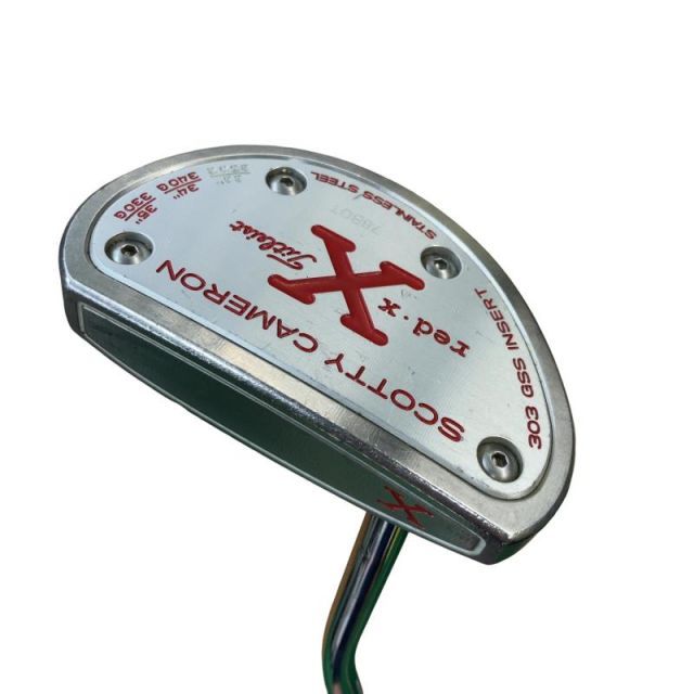 中古】 タイトリスト SCOTTY CAMERON RED X 35インチ レフティ パター