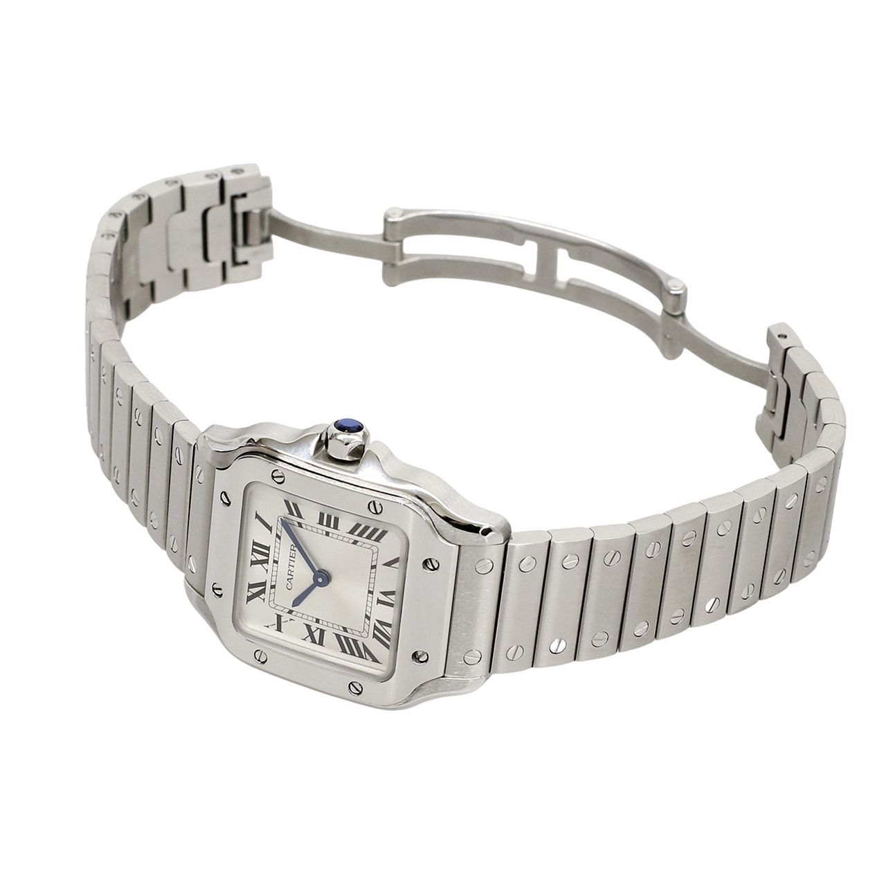 新品仕上げ Cartier カルティエ サントス ドゥ カルティエ SM WSSA0082 
