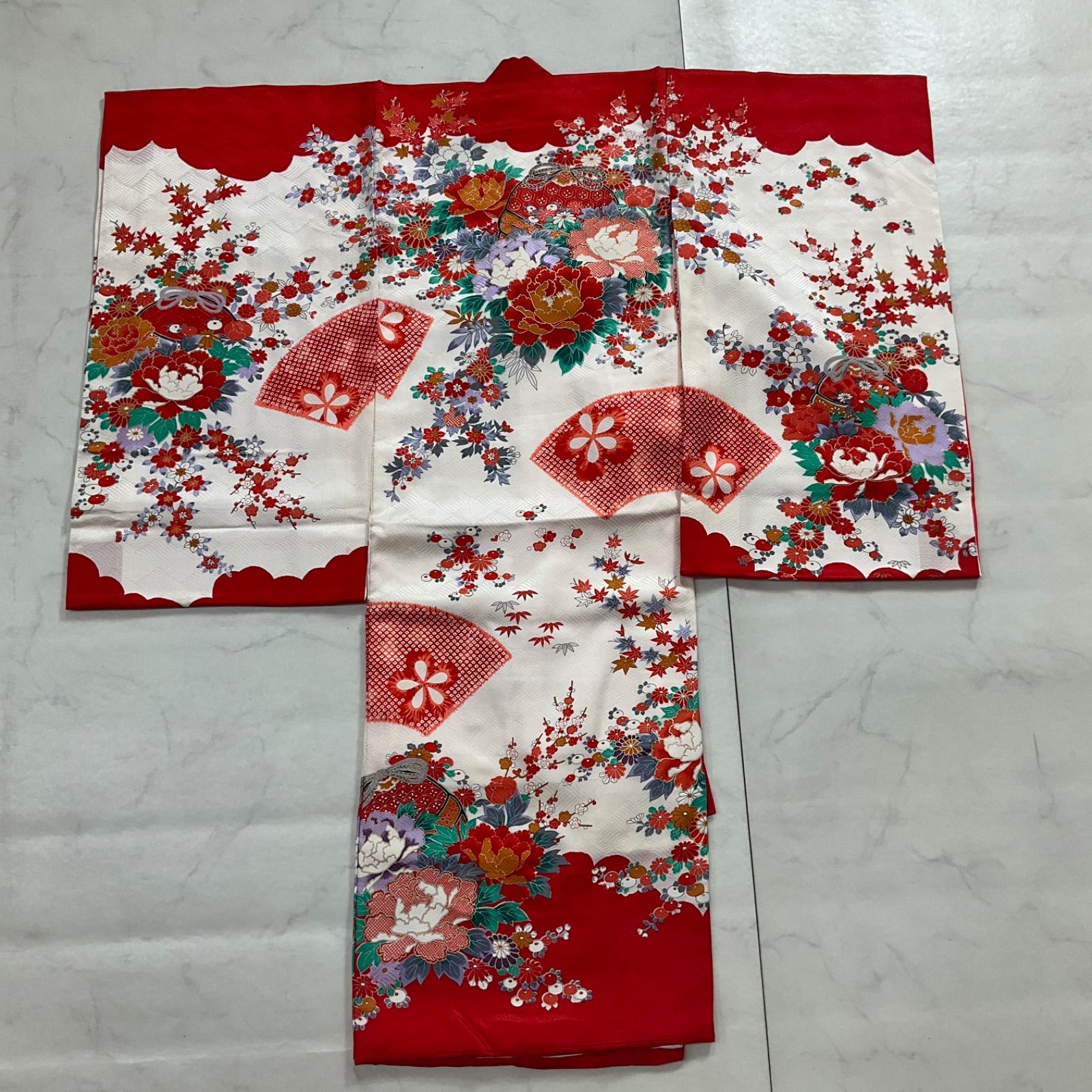 ◆kimono+one◆産着◆お宮参り◆長襦袢付き◆正絹◆七五三◆女の子◆ U202 4,893円