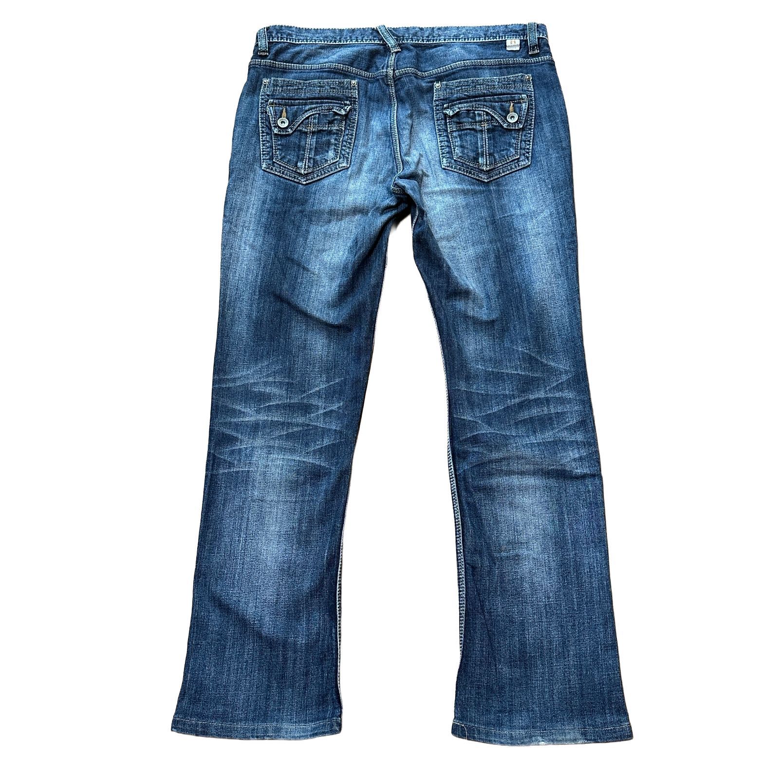 HIDEAWAYS NICOLE ブーツカットデニム ストレッチ インディゴ サイズ50 
