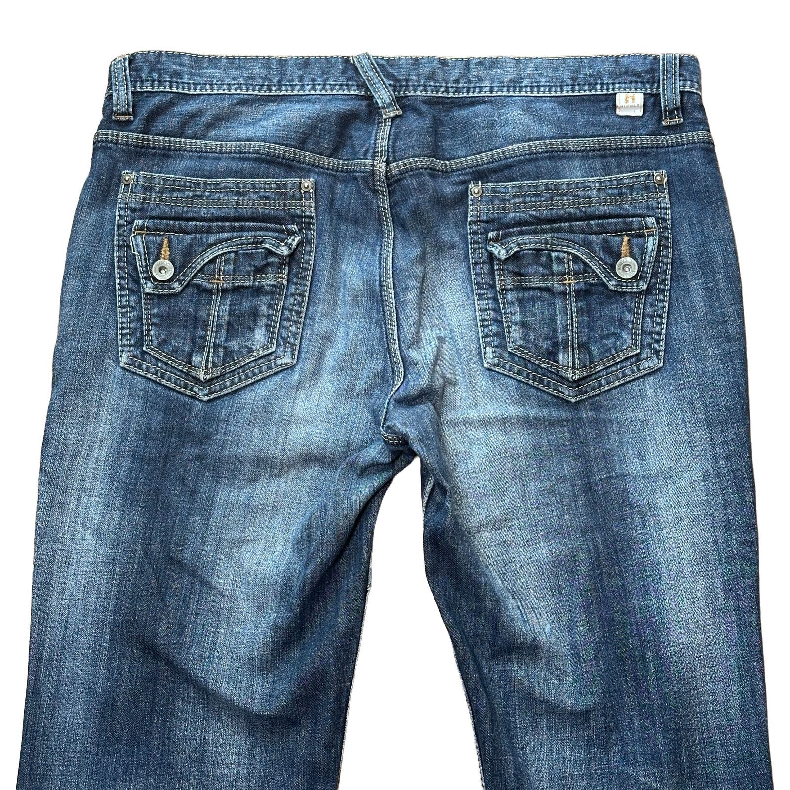 HIDEAWAYS NICOLE ブーツカットデニム ストレッチ インディゴ サイズ50 