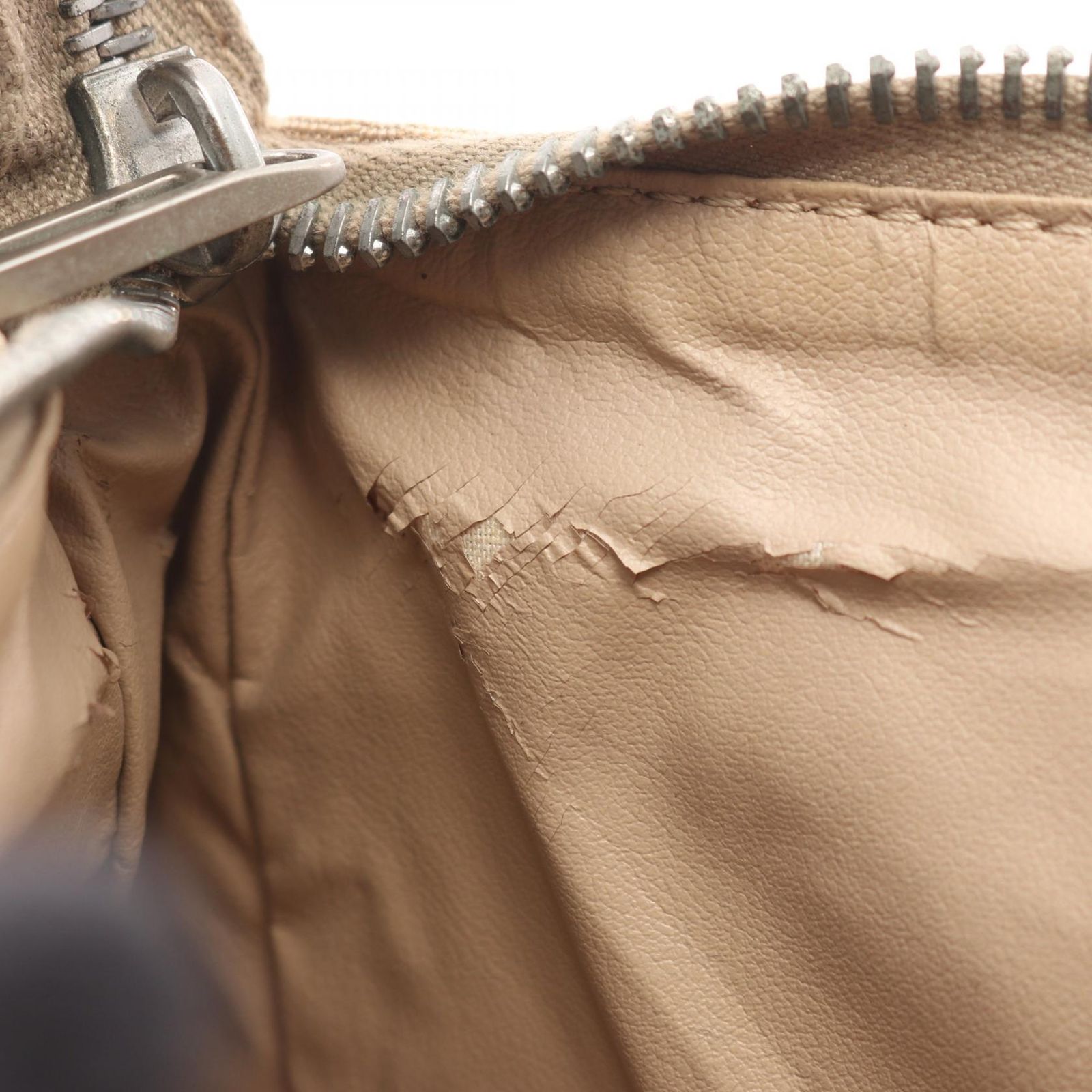フェンディ FENDI ハンドバッグ ズッキーノ 8N0005 ベージュ 