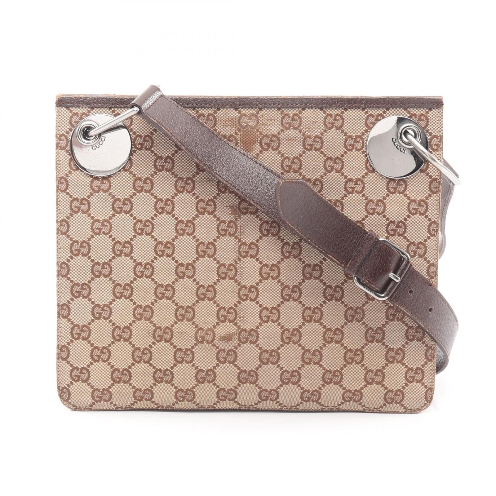 グッチ GUCCI ショルダーバッグ GGキャンバス 120841 ベージュ 