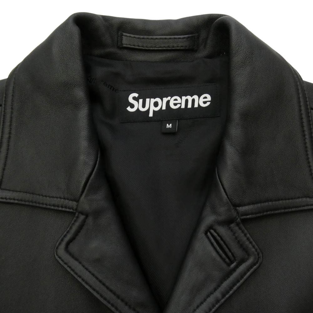 Supreme シュプリーム 21SS Braided Leather Overcoat ブレイデッド