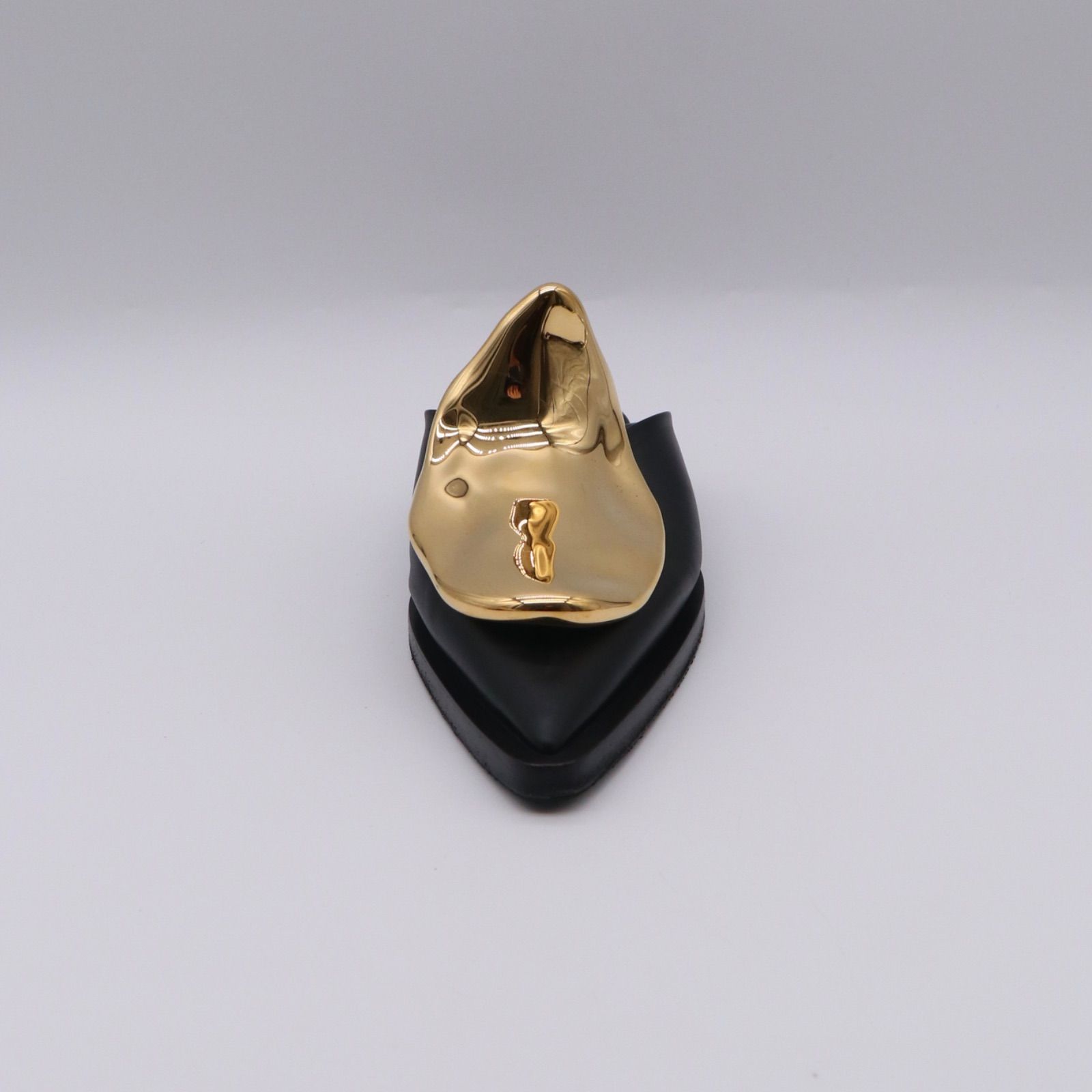 JIL SANDER メタルプレート レザーミュール シューズ ジルサンダー