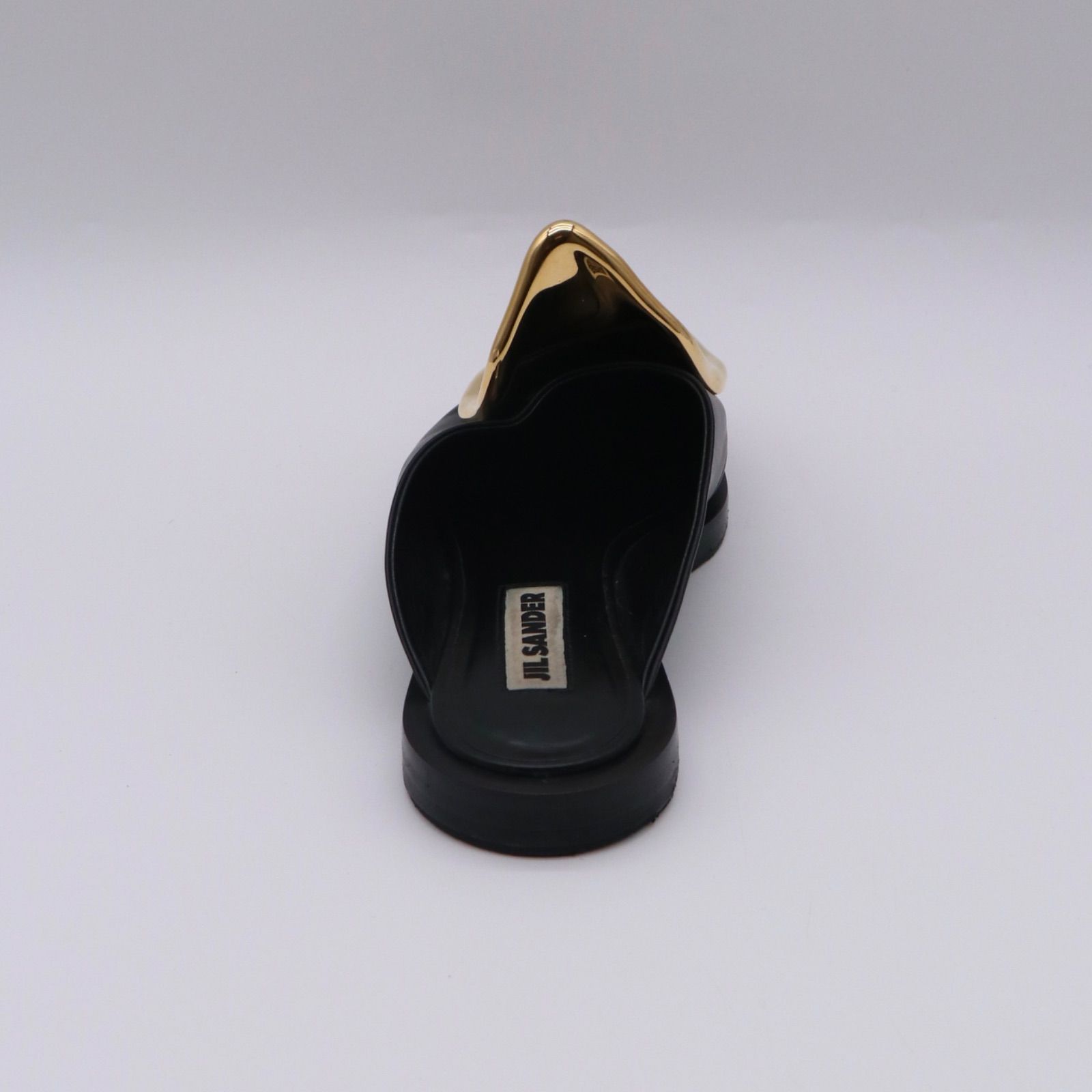 JIL SANDER メタルプレート レザーミュール シューズ ジルサンダー