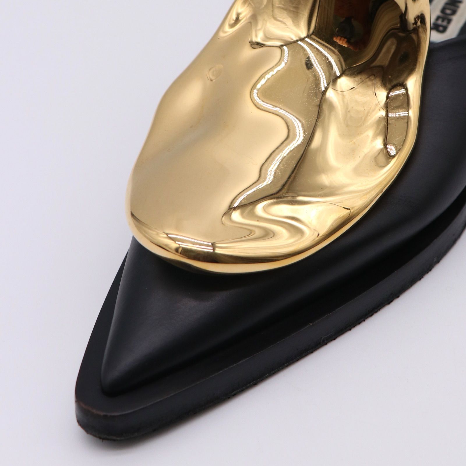 JIL SANDER メタルプレート レザーミュール シューズ ジルサンダー
