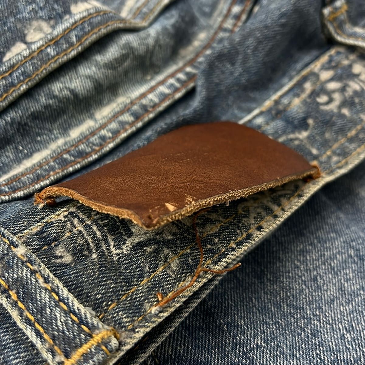 【レア】UnderCover アンダーカバー　刺繍入り　デニム　レディース1 パンツ