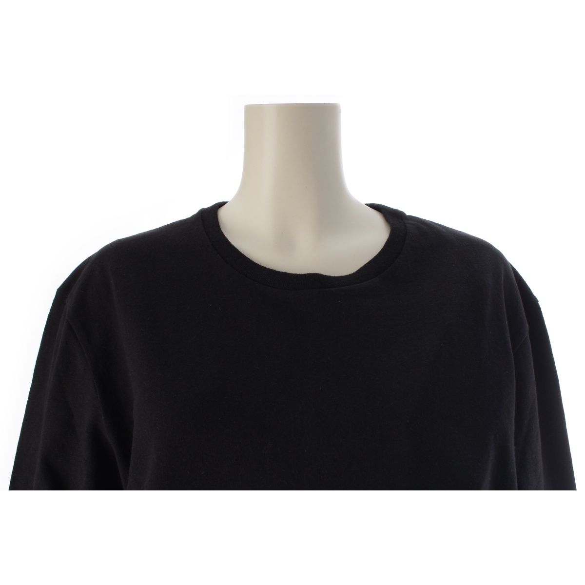 ザロウ THE ROW LEON L/S T-SHIRT ロングTシャツ L 黒 ザロウ LEON L/S
