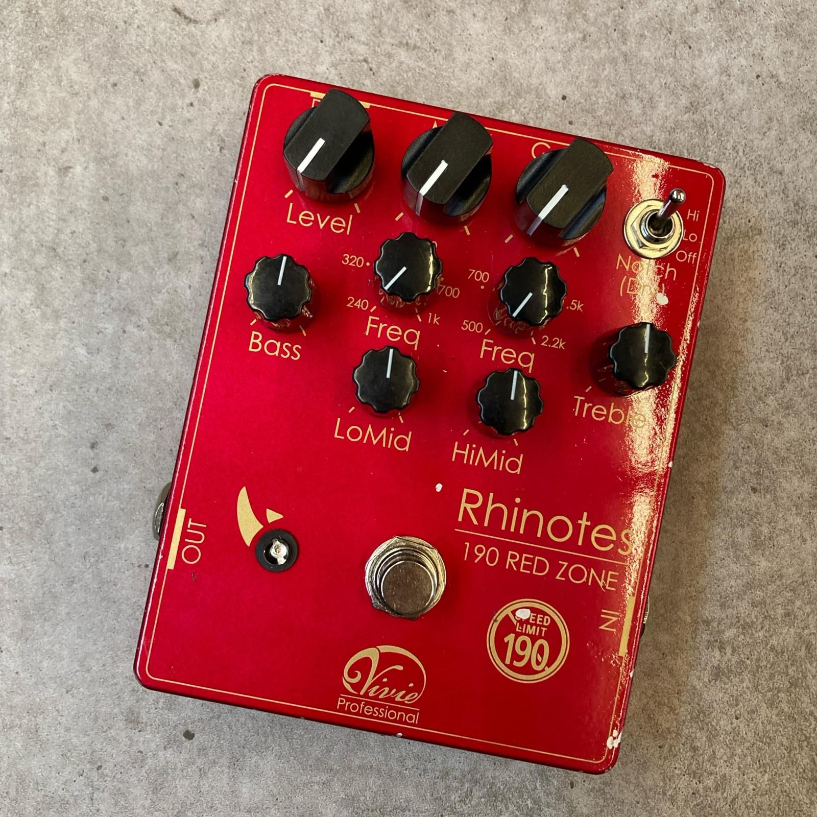 【三重本店】【楽器】 中古 Vivie | ビビー エフェクター Rhinotes 190 Red Zone 【472】